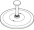 Верхний душ Grohe Rainshower 310 Mono с душевым кронштейном, 9,5 л/мин, 1 режим, 142 мм, хром 26559000 7