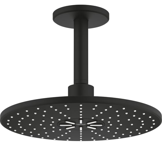 Верхний душ Grohe Rainshower 310 SmartActive 2 режима, 142 мм, фантомный черный 22124KF0