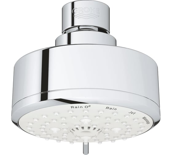 Верхний душ Grohe Tempesta Cosmopolitan 100, 8,5 л/мин, 4 режима, хром 27591001