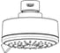Верхний душ Grohe Tempesta Cosmopolitan 100, 8,5 л/мин, 4 режима, хром 27591001 6