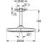 Верхний душ Grohe Tempesta 250, 8,3 л/мин, 1 режим, 142 мм, матовый черный 266692430 6