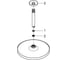 Верхний душ Grohe Tempesta 250, 8,3 л/мин, 1 режим, 142 мм, матовый черный 266692430 7