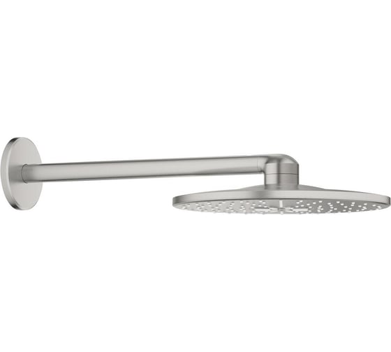 Верхний душ Grohe Rainshower 310 SmartActive 2 режима, 400 мм, суперсталь 26475DC0