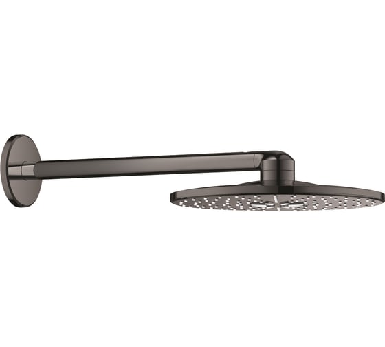 Верхний душ Grohe Rainshower 310 SmartActive 2 режима, 430 мм, темный графит глянцевый 26475A00