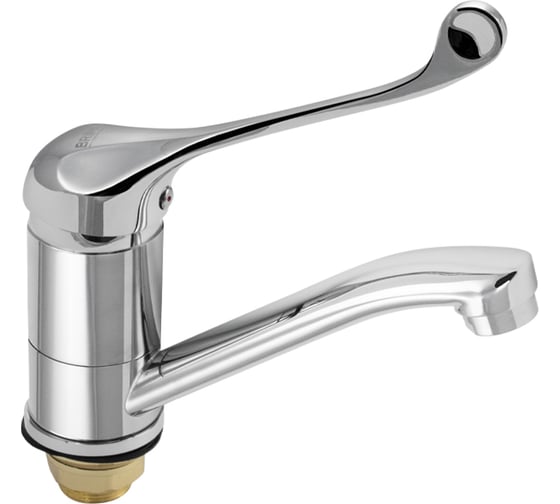 Смеситель для мойки и раковины Brimix с медицинской длинной ручкой, шаровый 1022-15