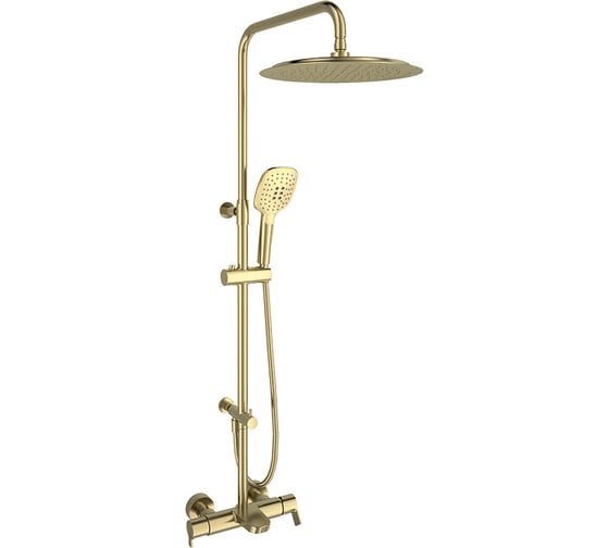Душевая система с регулировкой высоты Ramon Soler BLAUTHERM золото 937415RP300OC
