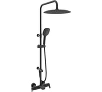 Душевая система с изливом и с регулировкой высоты Ramon Soler BLAUTHERM чёрный 935613RP300NM