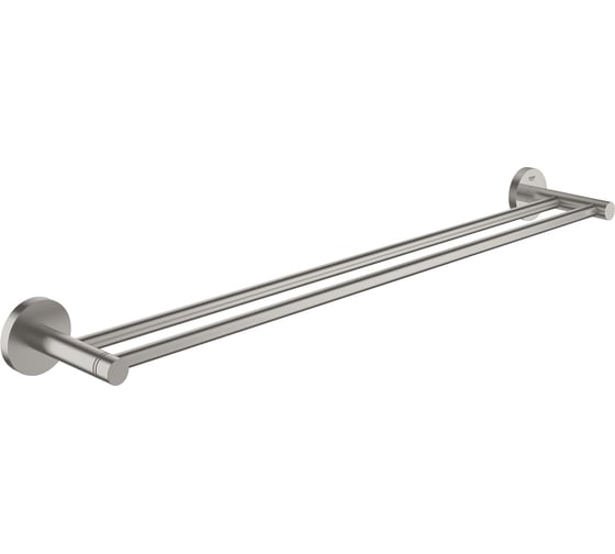 Держатель для полотенца Grohe Essentials 600 мм, двойной, суперсталь 40802DC1