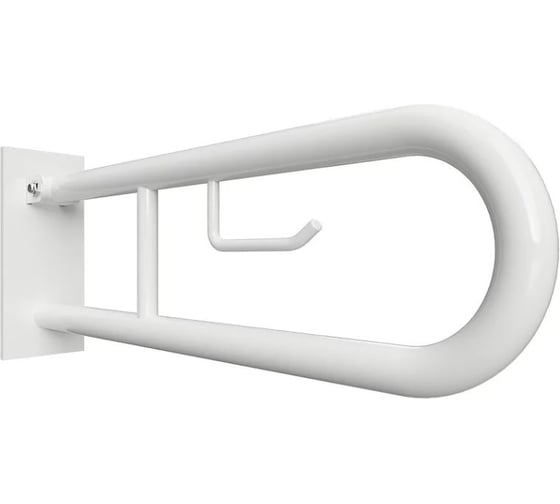 Поручень складной U-образный Bemeta ДОСТУПНАЯ СРЕДА / HELP с перегородкой 850 мм, белый 301407323