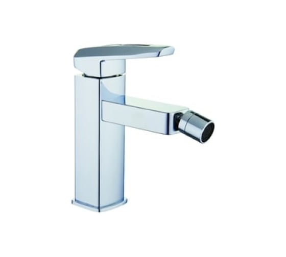 Смеситель для ванной биде Zegor с поворотеым аэратором 360, картридж 35, покрытие хром, крепление шпилька двойная NOF2-A033