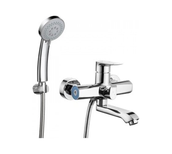 Смеситель для ванной Zegor с поворотным литым изливом 150мм 360, картридж 35, покрытие хром, встроенный в корпус картриджное переключение на душ NOG3-A134