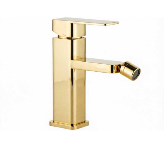 Смеситель для ванной биде Zegor с поворотеым аэратором 360, картридж 35, покрытие золото LEB2-A123KG