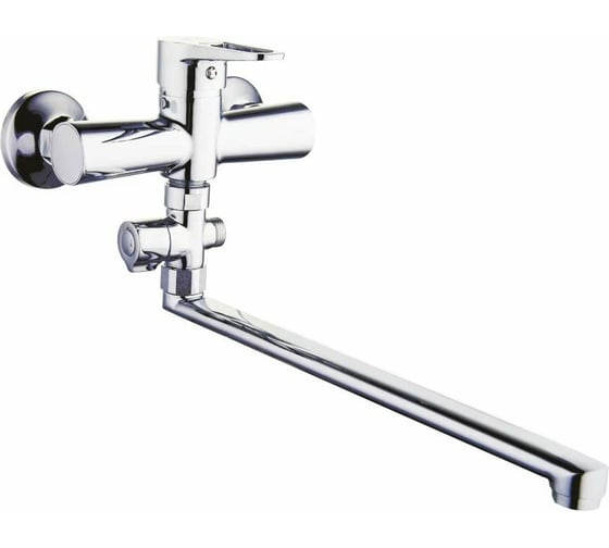 Смеситель для ванной Zegor с поворотным плоским изливом 360, картридж 35 PUD6-A045