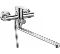 Смеситель для ванной Zegor с поворотным плоским изливом 360, картридж 35, без покрытия, встр. в корпус картриджное переключение на душ SAP7-B097