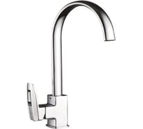 Смеситель для кухонной мойки Zegor с поворотным изливом 360, картридж 35, покрытие хром, крепление шпилька двойная NOF4-A033