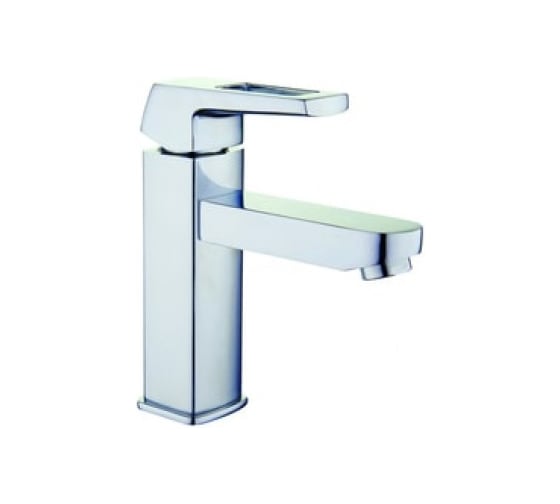 Смеситель для умывальника Zegor картридж 35, покрытие хром, крепление шпилька двойная NEF1-A232