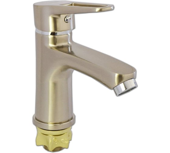 Смеситель для умывальника Zegor литой, картридж 35, покрытие бронза PUD1-A045KT