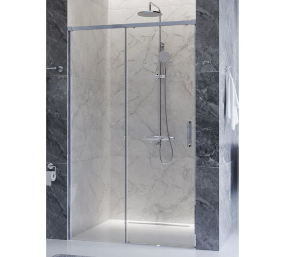 Душевой уголок Cezares PLANE-P-1-90-C-CR PLANE-BF-1-110-C-CR