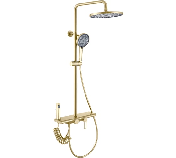 Душевая стойка (4 потока) Olive's KABRERA, золото 37294KBG