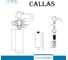 Дозатор для мыла ALVEUS CALLAS 0,32 BLACK MATT, 1156415 2