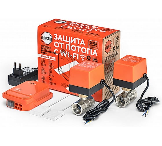 Система защиты от протечек Gidrolock ВОДОСТОП WI-FI 1/2 31019091