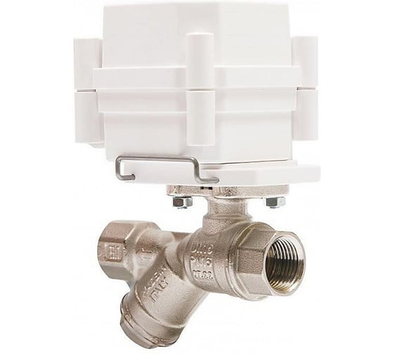 Шаровый кран с электроприводом Gidrolock ULTIMATE 12V BUGATTI 1/2 BS с фильтром 11151021