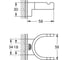 Крючок Grohe Selection двойной темный графит матовый 41049AL0 3