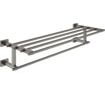 Полочка для полотенец Grohe Essentials Cube 600 мм темный графит матовый 40512AL1