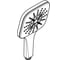 Ручной душ Grohe Rainshower SmartActive 130 Cube 8,5 л/мин 3 режима холодный рассвет глянец 26582GL0 9
