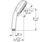 Ручной душ Grohe New Tempesta Cosmopolitan 100 II 5,7 л/мин хром 2757120E 4