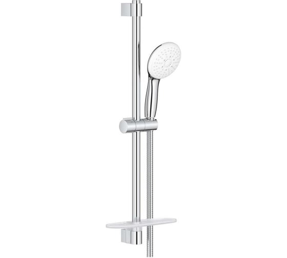 Душевой гарнитур Grohe Tempesta 110 с мыльницей, 3 режима струи, душевая штанга 600 мм, 7,4 л/мин, хром 26918003