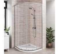 Душевое ограждение GooD DooR LITE R-80-C-CH ЛТ00001