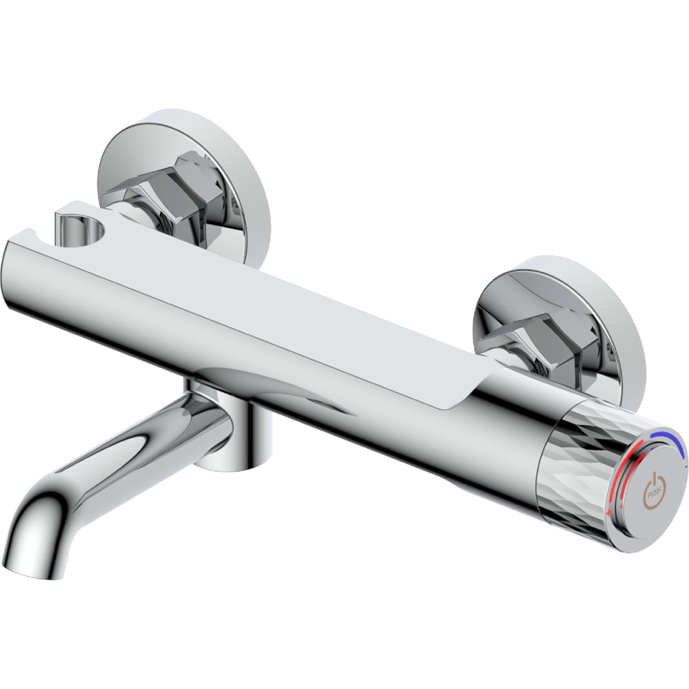 Смеситель для ванны/душа ORANGE PURE с кнопочным управлением M02-100cr ...