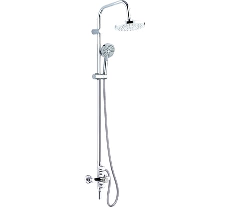 Смеситель для ванны с душевым набором ORANGE PUSH со смесителем с кнопочным управлением M01-911cr