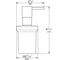 Дозатор жидкого мыла Grohe Essentials никель матовый 40394EN1 3
