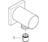 Подключение для душевого шланга Grohe Rainshower суперсталь 27076DC0 5