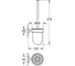 Туалетный ёршик Grohe Essentials Cube с держателем суперсталь 40513DC1 3