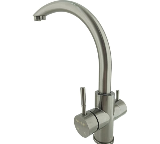 Смеситель для кухни OUTE из нержавеющей стали SUS 304, титановый T60103BY