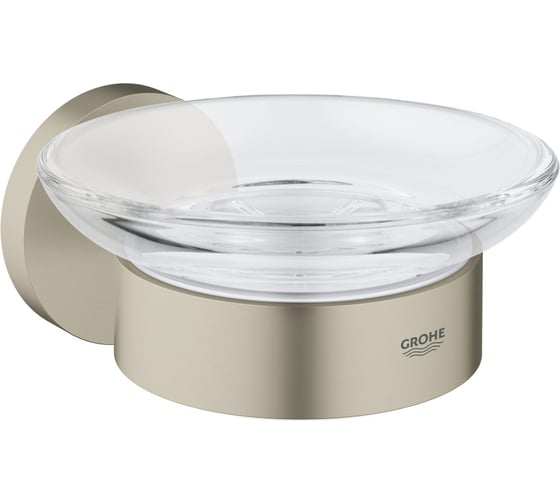 Мыльница Grohe Essentials с держателем, никель матовый 40444EN1