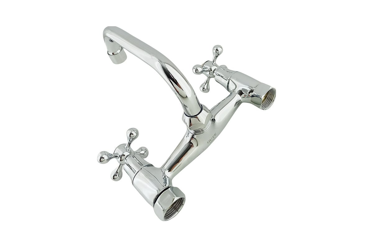 Настенный двухвентильный смеситель для кухни OUTE из латуни, хром ...