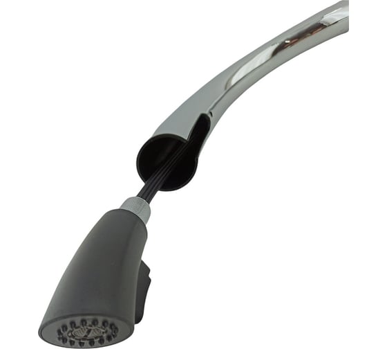 Смеситель для кухни OUTE с выдвижной лейкой, из латуни, хром T60933B