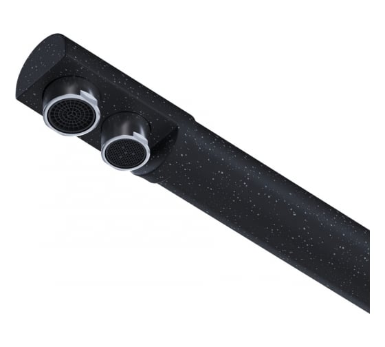Смеситель для кухни MIXLINE ML-GS10 308 черный, с выходом для питьевого фильтра 547691