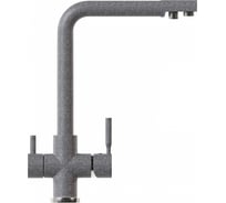 Смеситель для кухни MIXLINE ML-GS10 309 темно-серый, с выходом для питьевого фильтра 547693