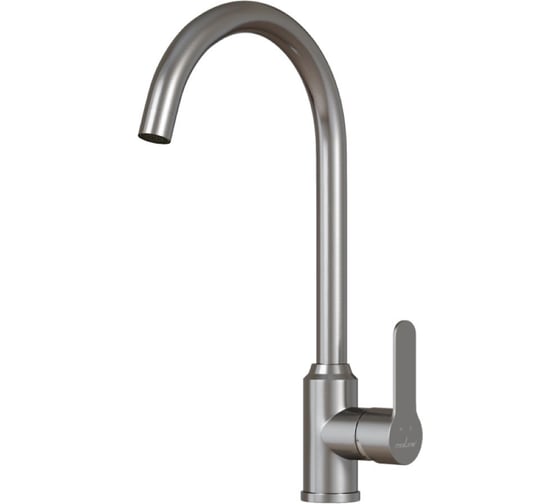 Смеситель для кухни MIXLINE 35k МЛНС-0405 трубчатый излив, п/гайку САТИН 558434