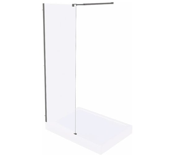 Душевое ограждение GooD DooR WALK IN SP-80-C-GM ВИ00035