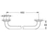 Ручка для ванной Grohe Essentials 450 мм, суперсталь 40793DC1 2
