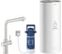 Комплект для кухни Grohe Red Duo с L-образным смесителем бойлером L-Size и фильтром суперсталь 30325DC1 1