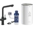 Комплект для кухни Grohe Red Duo с L-образным смесителем, бойлером M-Size и фильтром, черный бархат 30327KS1 1