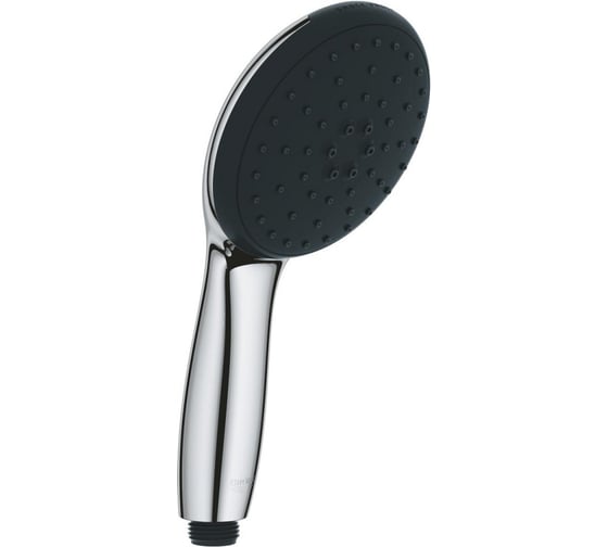 Ручной душ Grohe Purefoam 110 7.6 л/мин, 2 режима, хром/черный 1072990000