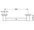 Ручка для ванной Grohe Essentials Cube 340 мм, темный графит матовый 40514AL1 3